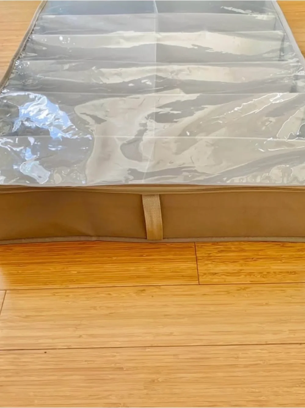 12-Compartment Under-Bed Shoe Storage Organizer